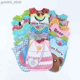 Bibs Burp Cloths EVA waterproof baby saliva towel Cartoon Baby Bibs Baby Burp Cloths Waterproof Newborn Bandanas Feeding Y240415Y240417PQK3