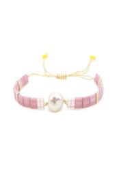 Beaded Strands GO2BOHO Miyuki Tila Beads Bracelet For Women Jewellery Fresh Water Pearl Bracelets Jewellery Friendship Handmade Boh8096625
