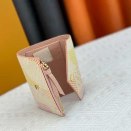 ROMY wallet designer card holder for women luxury card holders Top Quality zipped Organiser L Circle purse coin pouch with box pouch N40638 N40639