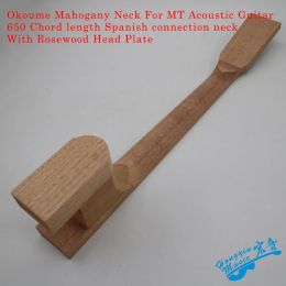 Cables Mahogany Okoume For Acoustic Guitar Neck Rosewood Head Plate Dovetail 650 Chord Length Semimanufactures Neck 600*120*120mm