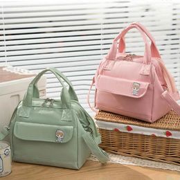 Storage Bags Lunch Box Bag Insulated Stylish Versatile Tote Portable Cross-body Bento For Work School Women Reusable