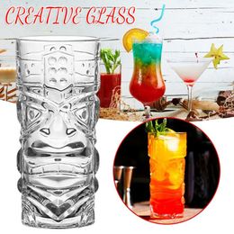 Wine Glasses 400ml Grimace Glass Beer Mug Fashion Large Capacity Bar Club Drinkware