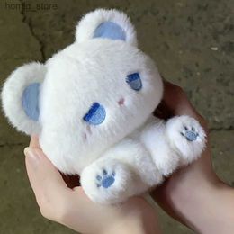 Plush Dolls Hot selling soft animal plush doll 15cm cute expression bear plush toy filled with cute childrens birthday gift Kawaii custom plush toy Y240415