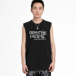 DepecheMode People Are English Electronic Music Band Men Oneck Sports Vest Sleeveless Shirt Undershirt Gyms 240415