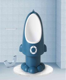 Baby Boy Potty Toilet Training Rocket Shape Children Vertical Urinal Boys Infant Toddler Adjustable Height WallMounted Urinal LJ293536407