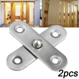 Bath Accessory Set 2xStainless Steel Rotating Hinge 360 Degree Door Pivot Tone Rotary Home Improvement Furniture Accessories Sets