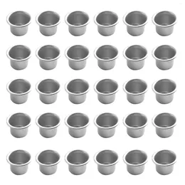 Candle Holders 30pcs Mini Aluminium Dining Room Holder Party Wedding Candlestick Cup Bedroom Christmas Home Decoration Bar Tea Light