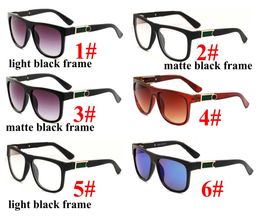 Transparent Lens Sunglasses Retro Male Square Women Men Brand Designer Sun Glasses for Women Mirror Oculos De Sol 10pcs 6 colors6275337