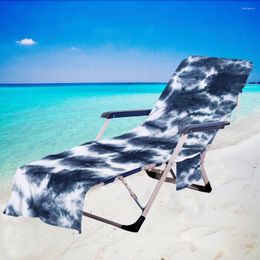 Chair Covers Colourful Beach Lounge Cover Microfiber Towel Pool With Pockets Holidays Sun Mat