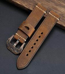 Bronze Watch Watchband Mechanical Retro Style Bracelet 20 22 23 24 26MM Adapts To PAM Men Strap Soft Bands4850098