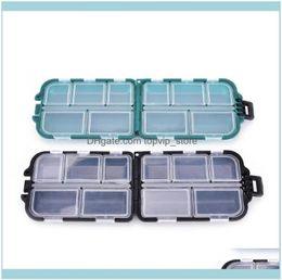 Fishing Sports Outdoorsfishing Aessories Tackle Boxes Case Fish Lure Bait Hooks Tool For Storing Swivels Hooks Lures Drop Deli8366208