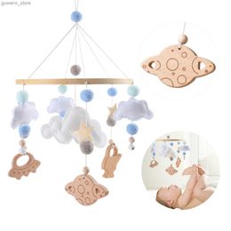 Mobiles# New Starry Sky Bed Bell Newborn Ripping Cribbed Toys Suspension Toys Newborn Birthday Gift Baby Growth Game Baby Sensory Toy Y240415Y240417WLSX