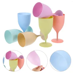 Mugs 6pcs Delicate Cocktail Glasses Party Goblets Glass Juice Household