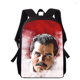 School Bags Narcos Season 16" 3D Print Kids Backpack Primary For Boys Girls Back Pack Students Book