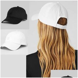 Outdoor Hats Al Yoga Off-Duty Cap Trucker Baseball Cotton Embroidery Hard Top Man And Women Casual Holiday Sun Protection Hat Uv Resis Otygj