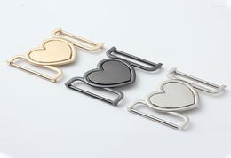 Belts Metal Alloy Heart Buckle Waist Belt Buckles Gold Silver Black Clasp Backpack Strap Fastener For Coats Diy Garment Sew Access5148709