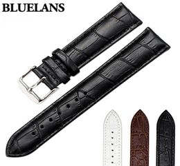 Fashion Women039s Men039s Unisex Faux Leather Watch Strap Buckle Band Black Brown White4681918