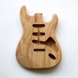 Guitar New Strat body double spell electric guitar assembly roasted ASH paired body semifinished roasted ASH log piano