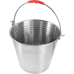 Mugs Portable Toilet Feed Buckets Horse Feeder Stainless Steel Barrel Multi-purpose Large Capacity