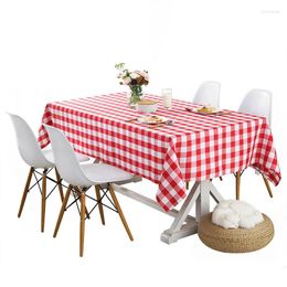 Table Cloth Polyester Picnic Duty Rectangular Tablecloths Outdoor And Indoor Use Grid