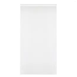 Curtain 100X200cm Linen Sheer Curtains Semi Panel Voile Window Tulle For Bedroom Living Room (White)