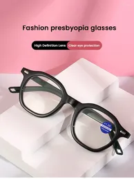 Sunglasses Vintage Elliptic Reading Glasses Women Men Fashion High-definition Presbyopia Eyewear Anti-blue Light 1.0 To 4.0