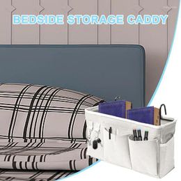 Storage Bags Bedside Organiser Anti Slip Bed Sofa Side Nightstand Pockets Pouch Hanging Couch Dorm Room For Keys Mobile Phone