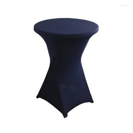 Table Cloth Round Solid Colour Stretch Bar Tablecloth Banquet