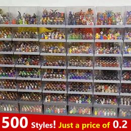 Minifig Building Blocks Figures Movies Characters Snakes Warrior Samurai City Figures Toys Boys Girls SWAT Teacher Cook Astronaut Army Brick Children DIY Gifts