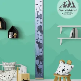 Wall Stickers Hanging Cartoon Measure Growth Chart Kids Height DIY Simple Creative Removable Tool Room Decor For Rooms Decals