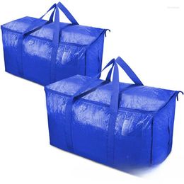 Storage Bags Extra Large And Thickened Woven Bag Heavy Hand Luggage Cotton Quilt In Stock