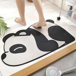 Bath Mats Anti Slip Rug Extra Soft Diatomaceous Earth Door Mat Super Absorbent Decorative Floor Carpet Household Supplies