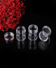 10ml Plastic Cosmetic Sample Container Jar Pot Transparent Small Empty Camping Travel Eyeshadow Face Cream Lip Balm Bottle 0228PAC8325104