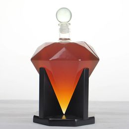 750ml Heart Shape Wine Decanter Liquor Bourbon Pourer Bar Decoration 240415