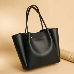 Bag High Qulity Fashion Casual Solid Colour Leather Shoulder Bags For Women's Large Capacity Tote Luxury Handbag Female Messenger