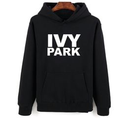 Beyonce IVY Park Fashion Theme Winter Men Hoodies Sweatshirts Set Sleeve Letters Sweatshirt Lady Hoodies Black Casual Clothes Y2007000714