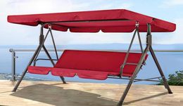 Camp Furniture 3 Seat Swing Canopies Cushion Cover Set Patio Chair Hammock Replacement Waterproof Garden Outdoor9498684