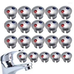 Kitchen Faucets /Cold Indicator 20PCS Faucet Handle Index Buttons Replacement Part And Cold Signs Water Label
