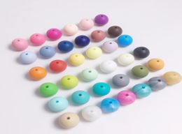 15mm Silicone Beads Food Grade Teething Nursing Chewing Round beads Loose Silicone Beads9970686