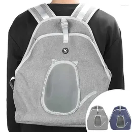 Cat Carriers Pet Carrier Backpack Breathable Dog Front Bag Adjustable Strap Travel Safety Supplies