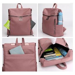 School Bags Women Backpack Purse Multi-pocket Nylon Shoulder Bag Small Bookbag For Girls