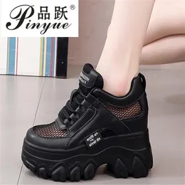 Casual Shoes Sneakers Women Platform Vulcanized Fashion Breathable Thick Bottom High Top Chunky Basket Femme