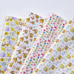 Gift Wrap 5pcs Wrapping Paper Creative Easter Printed Holiday Kids Birthday Gifts Packaging