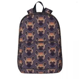 Backpack Spotted Hyena Backpacks Large Capacity Student Book Bag Shoulder Laptop Rucksack Travel Children School