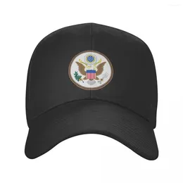 Ball Caps Custom Great Seal Of The United States USA Flag Baseball Cap For Men Women Adjustable Dad Hat Outdoor