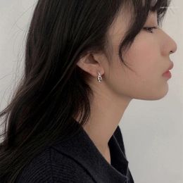 Stud Earrings Letter For Women Trendy Korean Fashion Style Geometric Chain C-shaped Student Girl Jewelry Wholesale