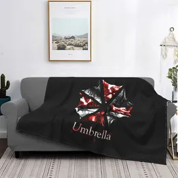 Blankets Umbrella Corps Blanket Flannel Military Pharmaceuticals Corporation Thin Throw For Bedding Couch Bedroom Quilt