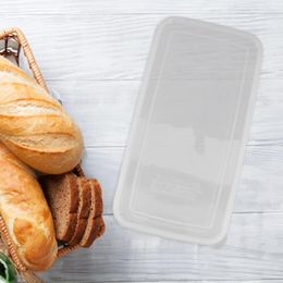 Plates Containers Fridge Bread Storage Box Dispenser Loaf Holder Lid Airtight Breadboxes Kitchen Counter Keeper