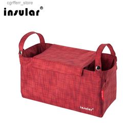 Diaper Bags Insular Brand Portable 600D Polyester Mommy Travel Baby Diaper Bag Thermal Stroller Hanging Bag Organiser Nappy Bag L410