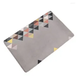 Carpets 40x60cm/50x80cm Colourful Geometry Pattern Welcome Door Mat Kitchen Anti-slip Absorbent Bathroom Living Room Rugs